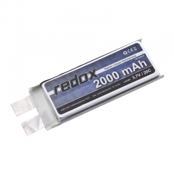 Redox 2000 mAh 3,7V 20C (pojedyncze ogniwo, bez kon.) (BEZ KON.)